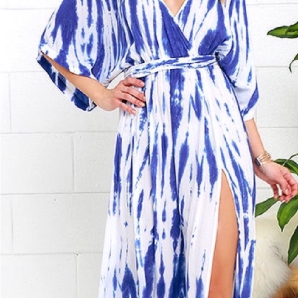 Lulus tie dye maxi dress